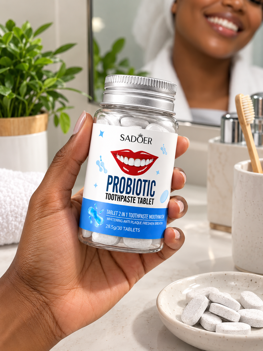 SADOER – Dentifrice en Comprimés Probiotiques